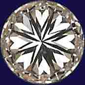 ダイヤのカット底面図